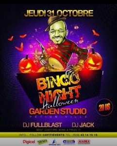 Bingo Night Halloween  @   Garden 