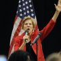 Elizabeth Warren (D-MA) Roxbury, Massachusetts.  (Photo by Joseph PREZIOSO / AFP)